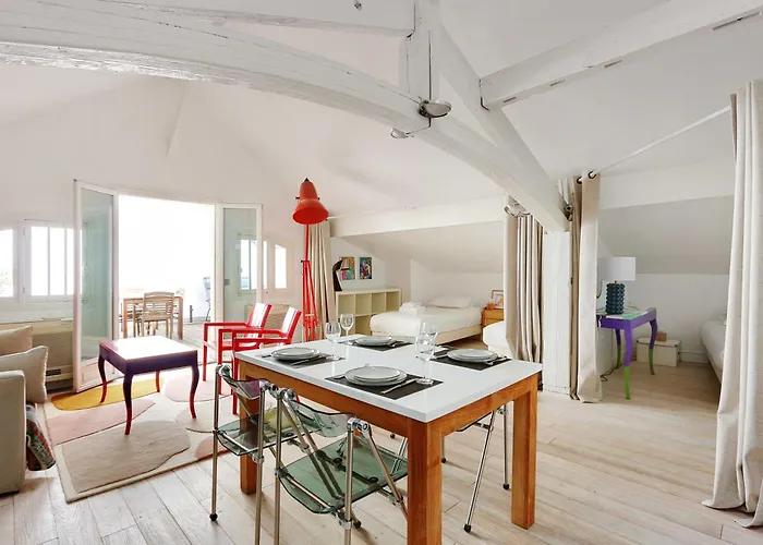 Apartment Cozy Avec Terrace - 2br-4p - Centre De