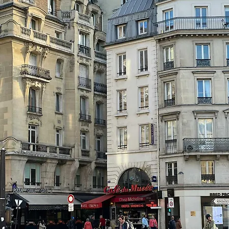 公寓 Cozy Avec Terrace - 2br-4p - Centre De 巴黎